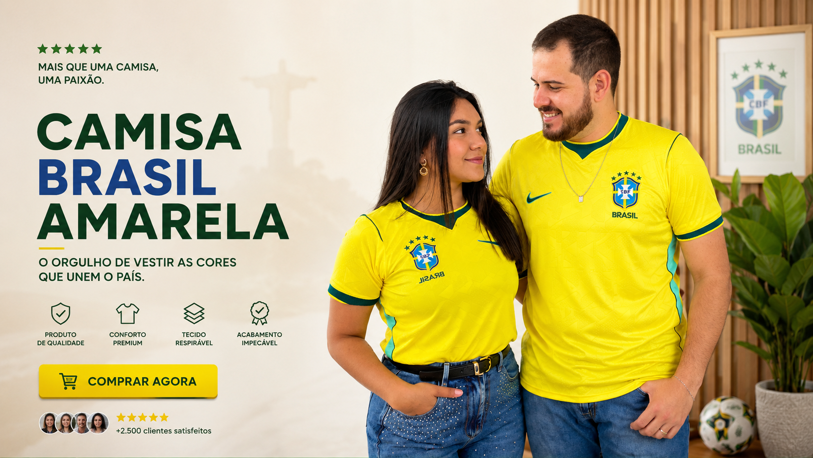 Camisa Brasil 1